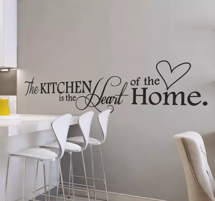 Sisustustarra keittiöön kitchen heart of home - Tenstickers