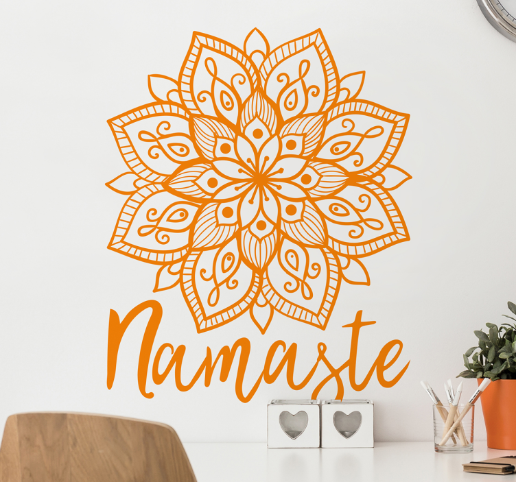 Sisustustarra mandala namaste - Tenstickers