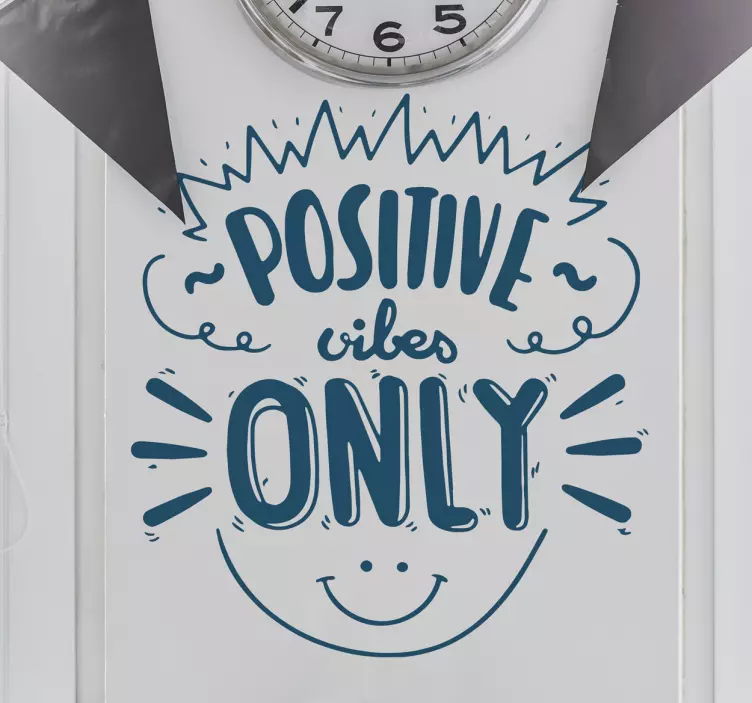 Sisustustarra Positive Vibes Only - Tenstickers