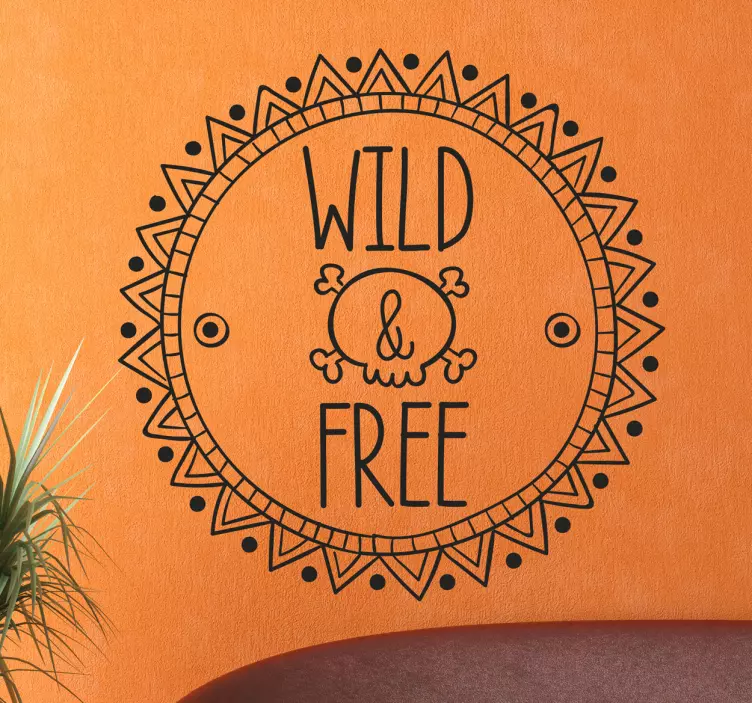 Sisustustarra Wild & Free - Tenstickers