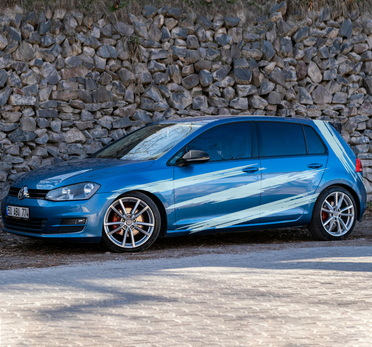 Siveltimen suunnittelusarja autotarra - Tenstickers