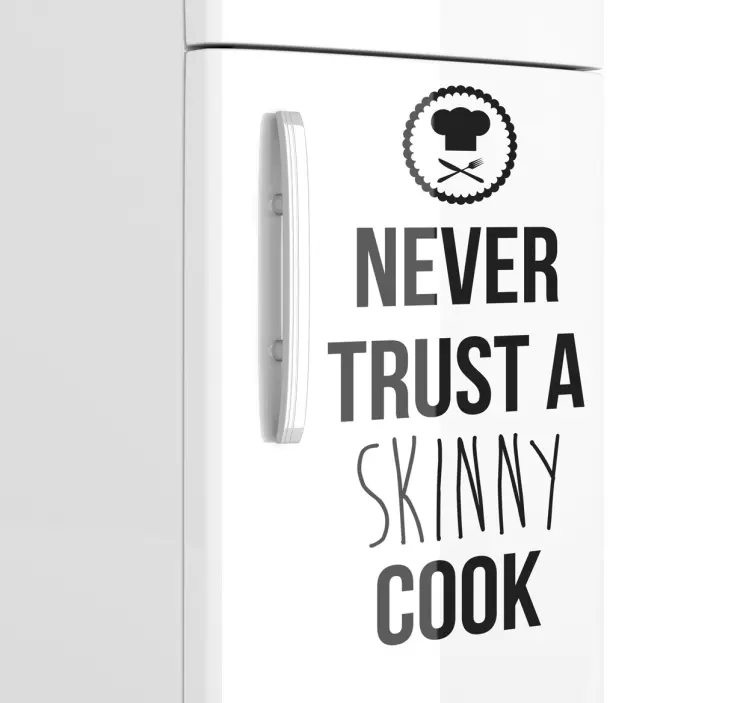 Skinny Cook Sisustusteksti - Tenstickers