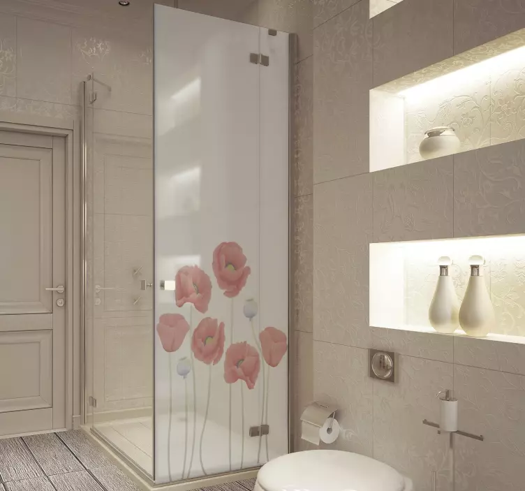 Unikkojen ikkunan suihkunäyttö - Tenstickers