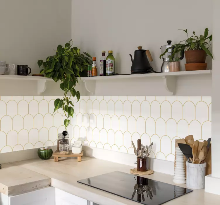 Suojelijakaaret Tekstuuri seinätarra - Tenstickers