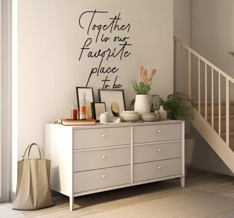 Suosikkipaikka eteinen tarra - Tenstickers