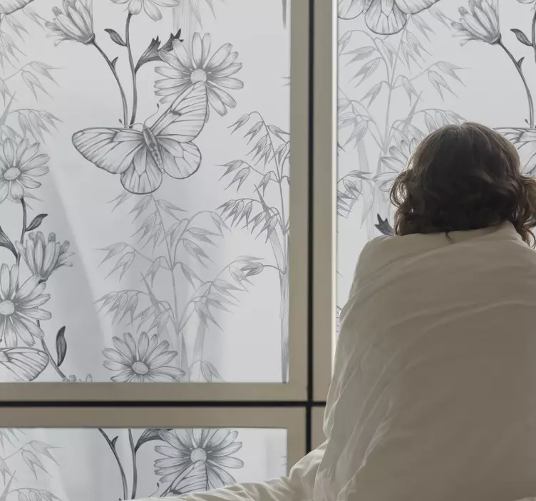 Sylinterilasi koristeellinen ikkuna tarra - Tenstickers