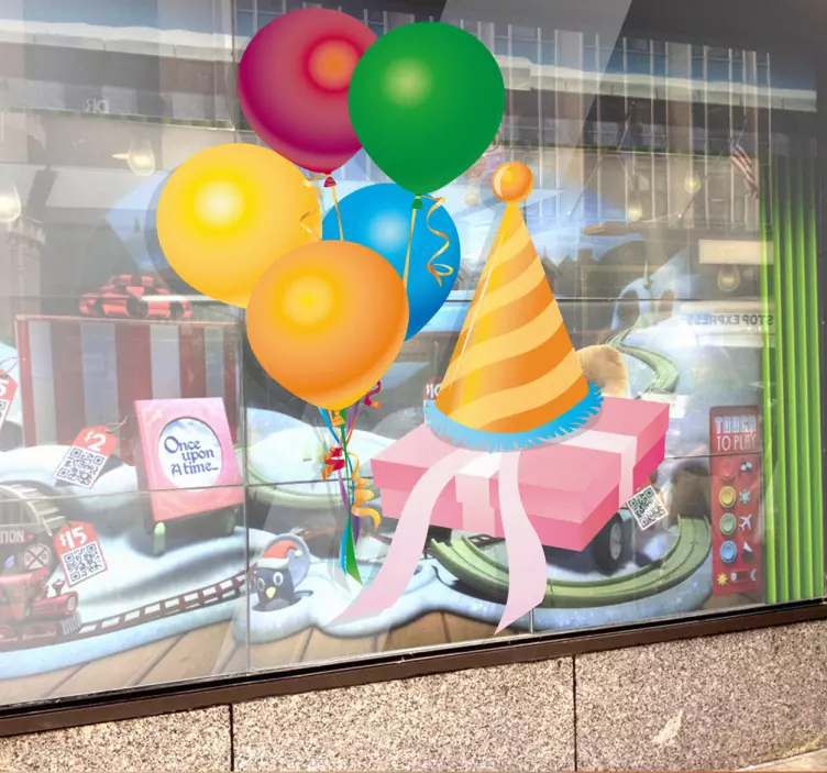 Syntymäpäivälahja tarra - Tenstickers