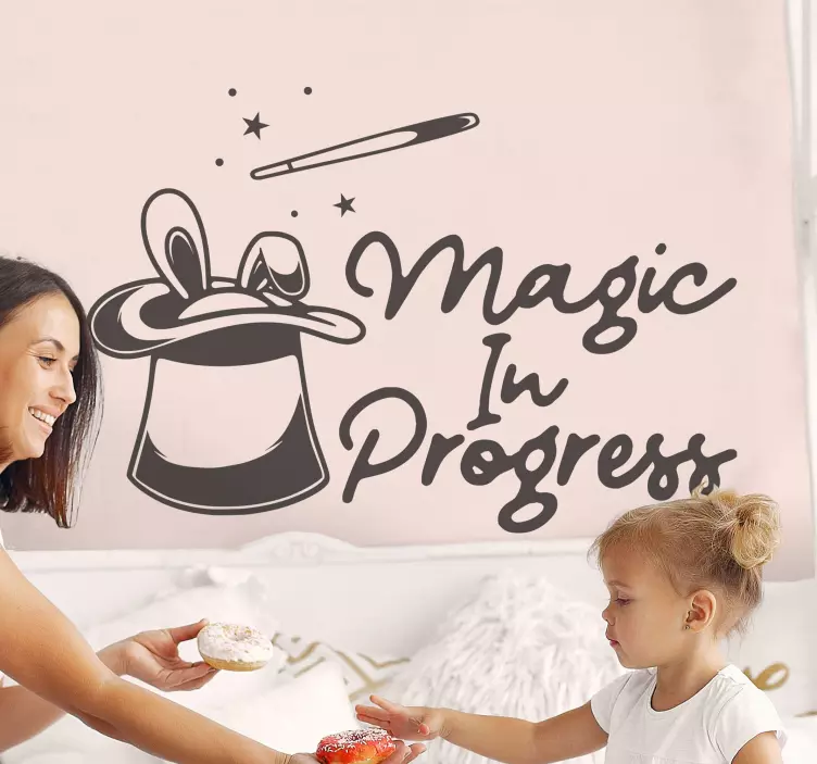 Taikakaneja ja sateenkaaria lisää tarroja eläimistä - Tenstickers