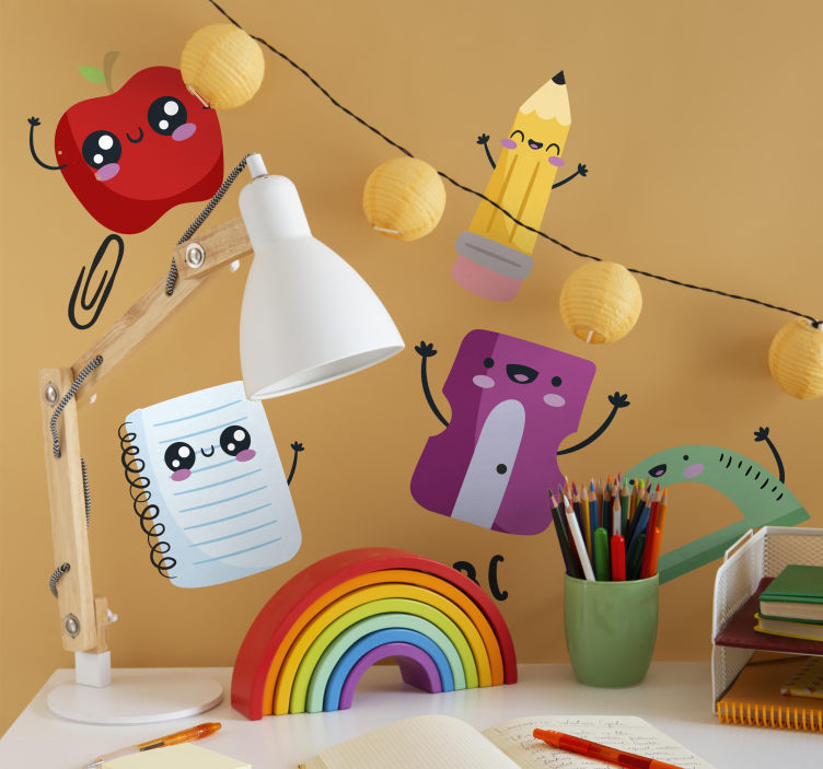 Takaisin kouluun setti opetustarra - Tenstickers