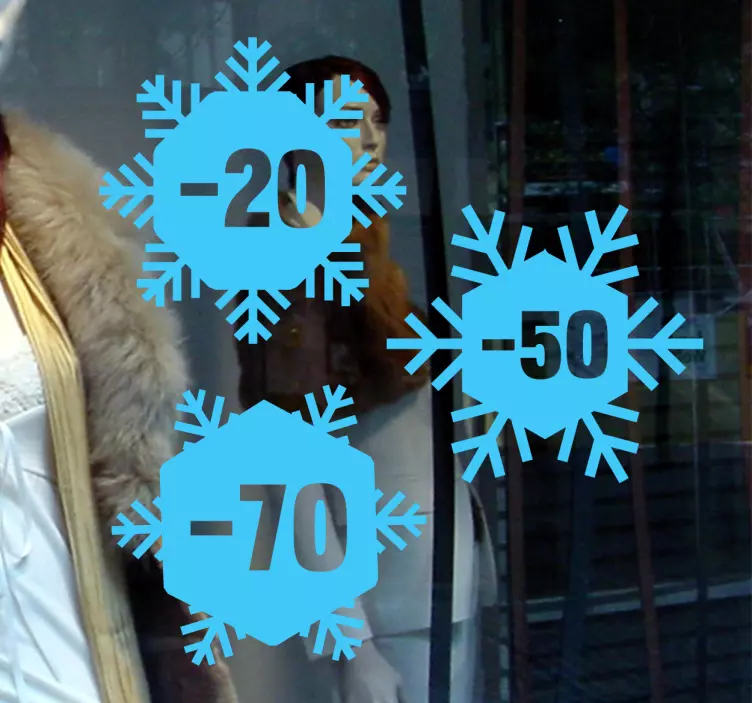 Talviale ikkunatarra - Tenstickers