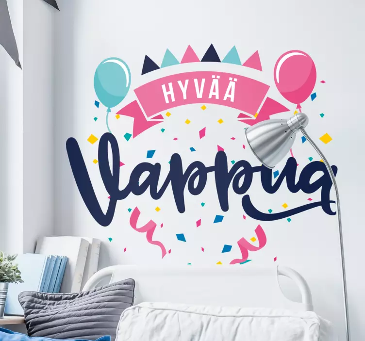 Tarra hyvää vappua - Tenstickers