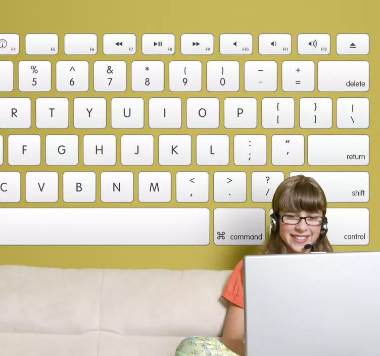 Tietokoneen näppäimistön tarra - Tenstickers