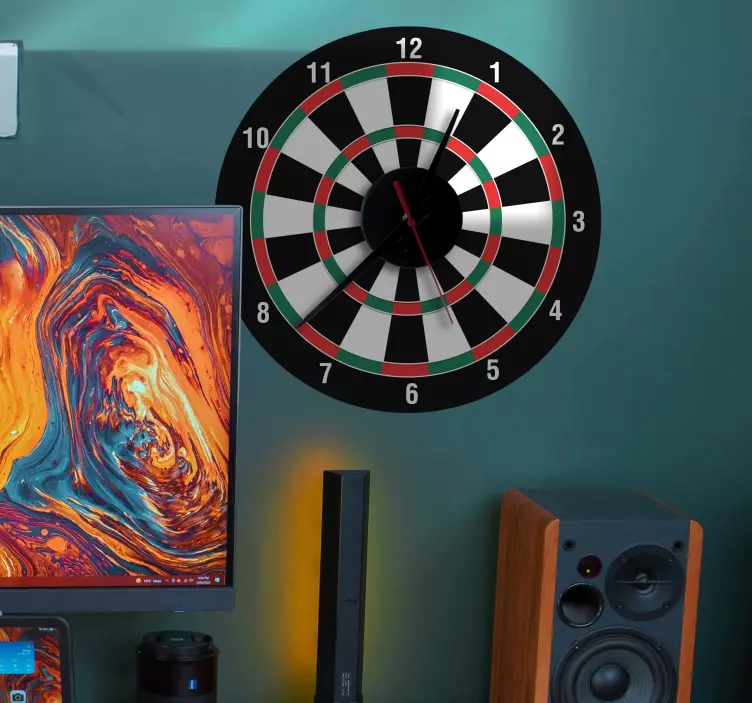 Tikkataulu kellosisustustarra - Tenstickers