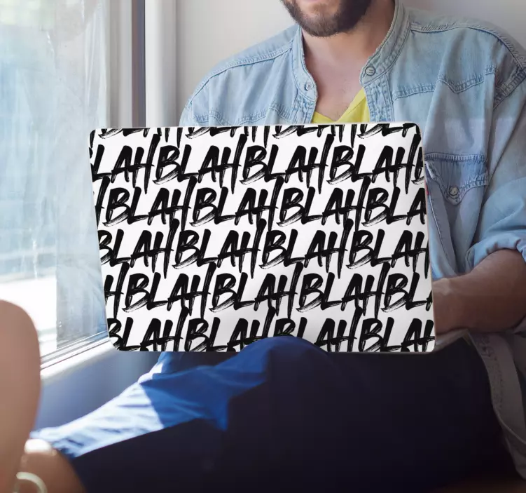 Toistuva lausekekuvio läppäritarra - Tenstickers