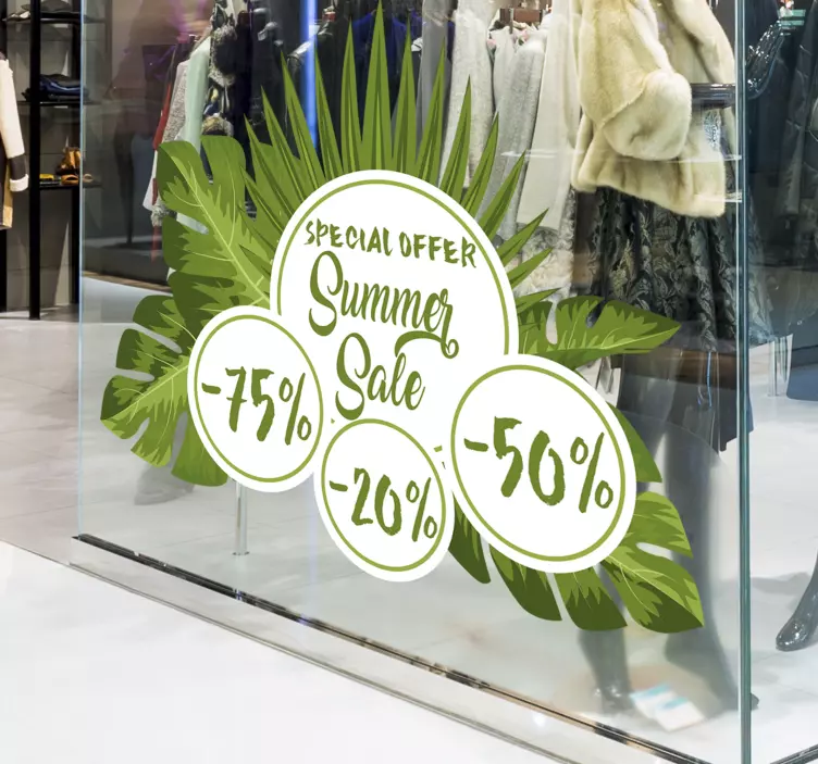 Trooppinen kesäale alennustarra - Tenstickers