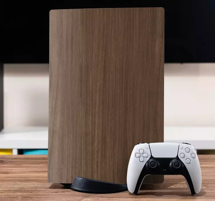 Tumman puun rakenne PS5 skin - Tenstickers