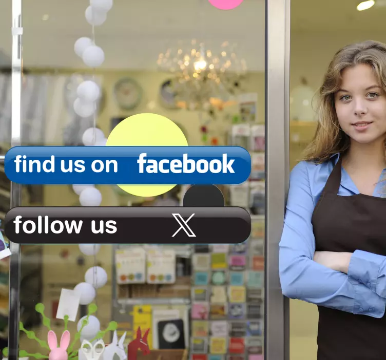 Twitter- ja facebook-yritystarrat - Tenstickers