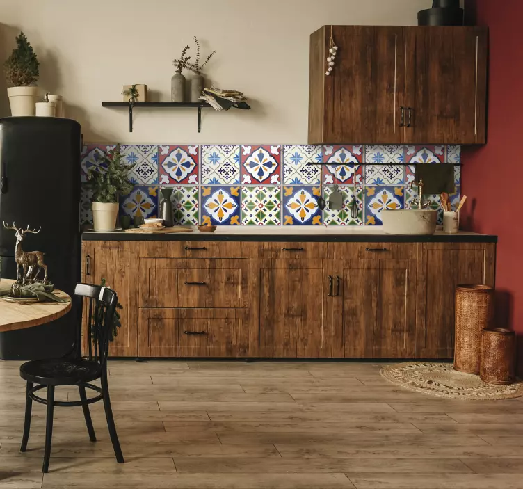 Tyypillinen portugalilainen laatta tarra - Tenstickers