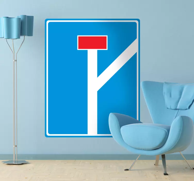 Umpikuja reitin siirtämismerkillä - Tenstickers