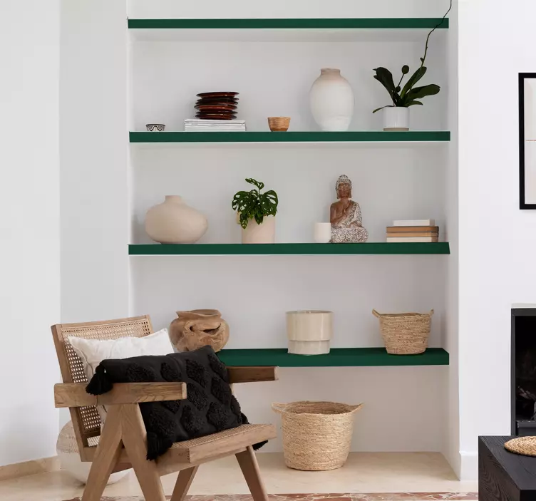 Mahtava yksivärinen huonekalu tarra - Tenstickers