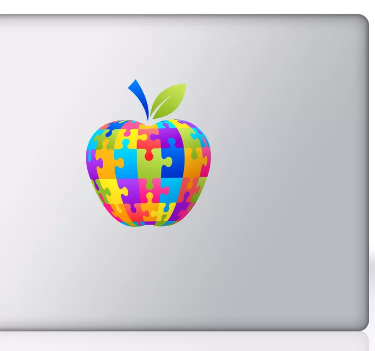 Värikäs apple macbook -tarra - Tenstickers