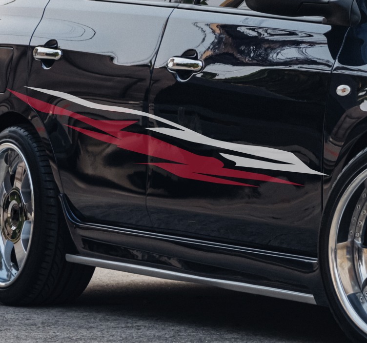 Värikäs autokääre autotarrat - Tenstickers