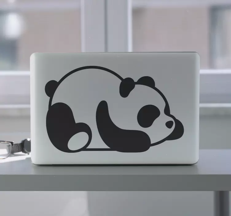 Vauvan panda kannettavaan tietokoneeseen Läppäritarra - Tenstickers
