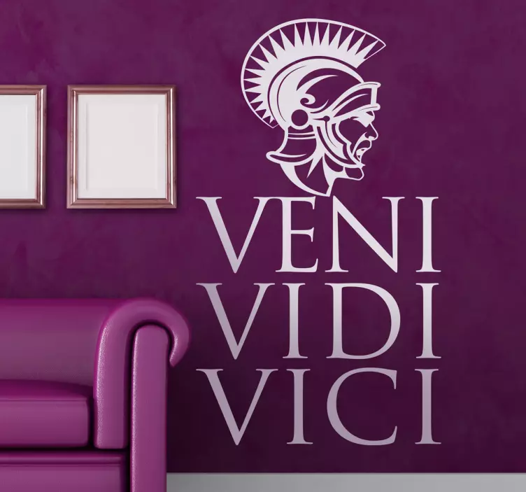 Veni vidi vici koristetarra - Tenstickers