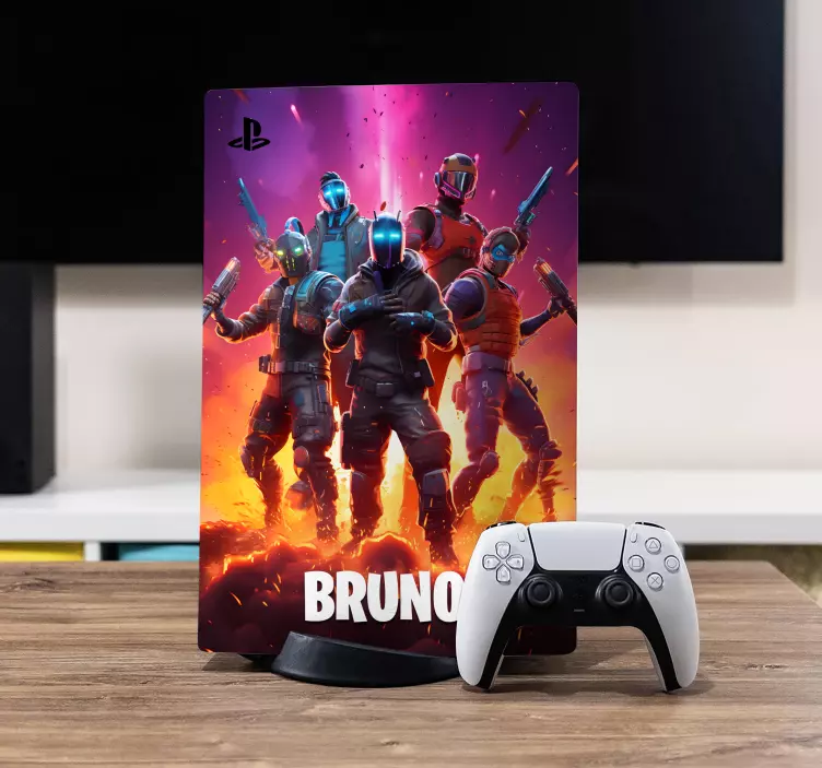 Videopelien taistelu PS5 skin - Tenstickers