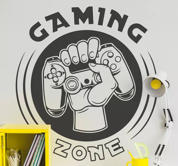 Videopelitarra ohjaimen symboli - Tenstickers