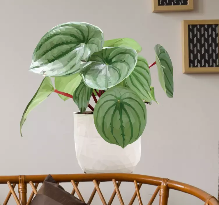 Viherkasvi sisustustarra - Tenstickers