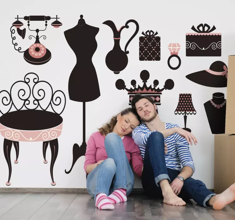 Vintage-tarra - Tenstickers