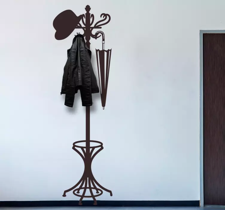 Vintage-tyyli naulakkotarra - Tenstickers