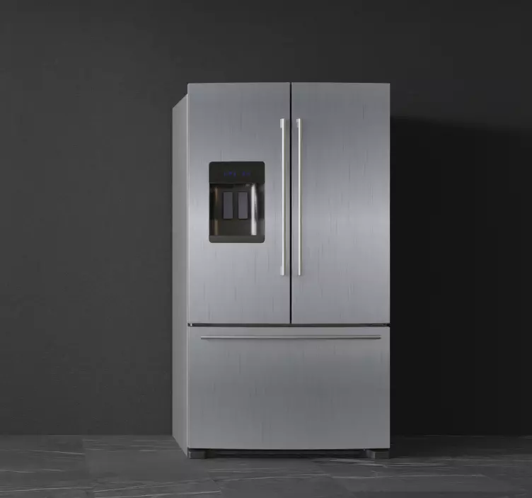 Vinyylijääkaappi teräs jääkaappitarra - Tenstickers