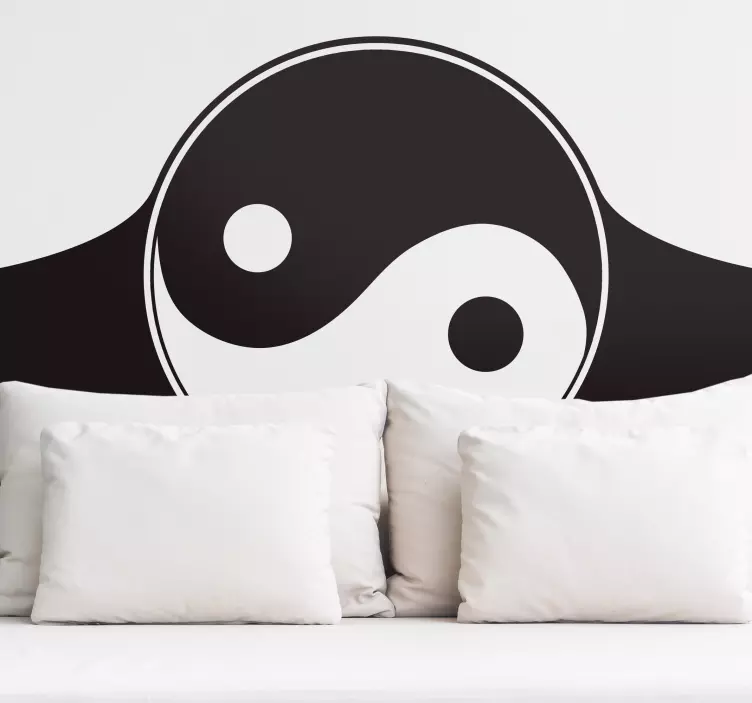 Yin yang kodin päätytarra - Tenstickers