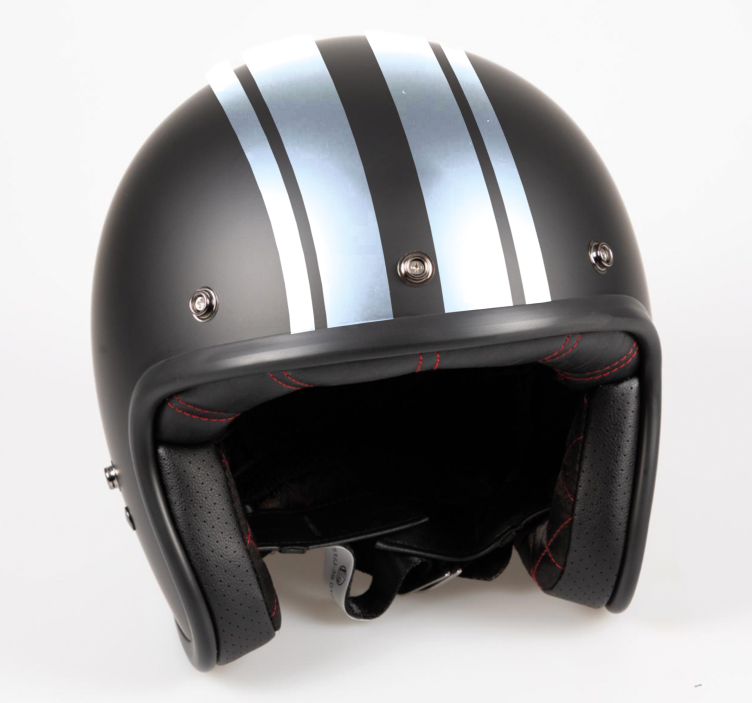 Yksiväriset kilpaviivat moottoripyörä tarra - Tenstickers