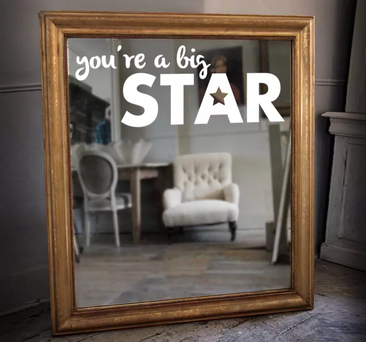 You are a big star Sisustustarra - Tenstickers