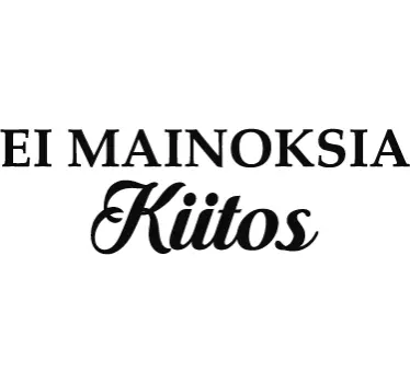 Ei mainoksia tekstitarra - Tenstickers