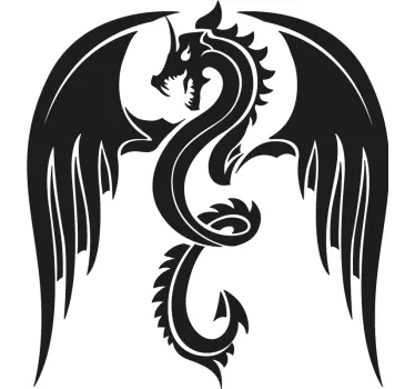 Lohikäärmeautotarra - Tenstickers
