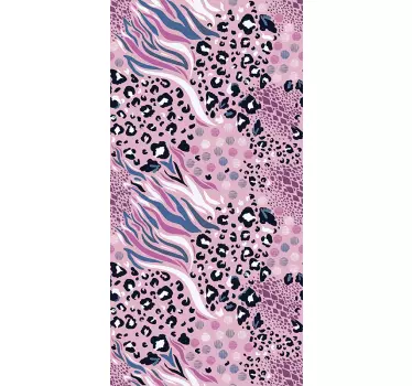 Animal print texture seinä tarra - Tenstickers
