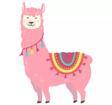 Laama ruusu kannettavan ihon - Tenstickers