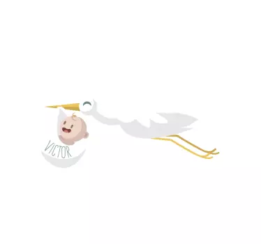 Haikara vauvan seinämerkinnöillä lapselle - Tenstickers