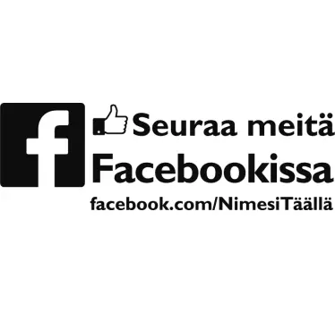 Facebook-liiketoiminnan tarra - Tenstickers