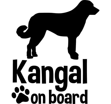 Kangal eläimen seinällä tarra - Tenstickers