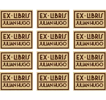 Kirjatarrat etiketit kirjallisuus seinätarra - Tenstickers