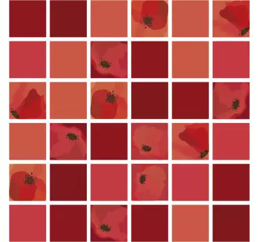 Unikon mosaiikki koristereunus seinätarra - Tenstickers