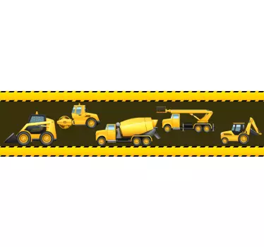 Kaivurin reunan tarra - Tenstickers