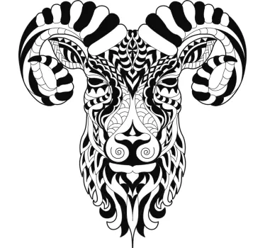 Ibex-villieläinten tarra - Tenstickers