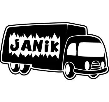 Henkilökohtainen rekka tarra - Tenstickers