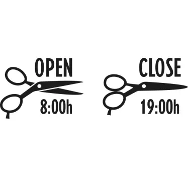 Kampaaja aikataulu muut tekstit tarra - Tenstickers